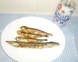 ババの焼き丸干しサンマ＆いわし作り方6写真