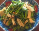簡単、5分でできる、かき菜のおひたし作り方6写真