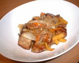 豚肉の甘酢風味♪作り方5写真