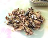 オイルサーディンとミニトマトの卵焼き♪作り方5写真