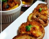 マテ茶鶏とあおさバゲットの2種カナッペ作り方6写真
