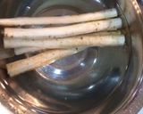 ゴボウをサクサクッと☆小枝天ぷら作り方2写真