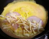ハムチーズオムレツ作り方3写真