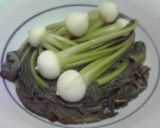 レンジで簡単！小カブ菜っ葉のお浸し作り方2写真