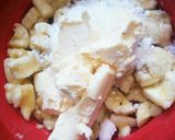 シリコンスチーマーでバナナケーキ作り方1写真