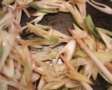 長ネギの甘味が決めて☆塩昆布のスパゲティ作り方2写真