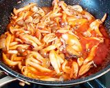 シメジと牡蠣のケチャップ炒め♪作り方6写真