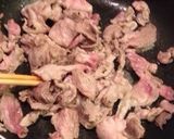 バジル風味キャベツ豚コマドレッシング炒め作り方3写真
