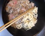 豚と蓮根のキムチ炒め作り方3写真