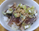 かつおたたきの中華だし茶漬け作り方3写真