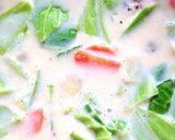 簡単*ミックスビーンズと野菜の豆乳スープ作り方6写真