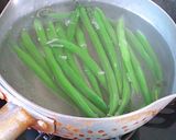 インゲン豆のごま和え♪作り方1写真