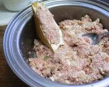 厚揚げのひき肉詰め煮作り方2写真