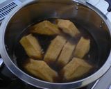 厚揚げのひき肉詰め煮作り方3写真