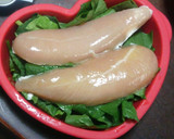 炒めて☆ほうれん草とささみの和ドレサラダ作り方1写真