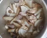 根菜と鶏肉の煮物作り方4写真