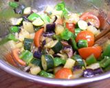 冷奴の夏野菜のせ作り方1写真