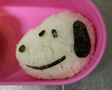 簡単キャラ弁 スヌーピー作り方2写真