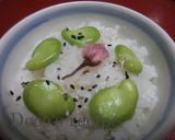 桜の香りのそら豆ごはん♬作り方5写真