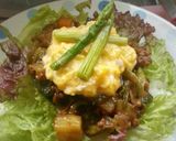 生アスパラカレーでタコライス風♪作り方17写真