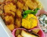 お弁当に☆カボチャの煮物で茶巾しぼり。作り方4写真