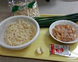 まさヤンの簡単!青ねぎホルモンうどん。作り方1写真