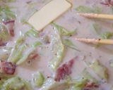 簡単♡キャベツベーコン味噌クリームパスタ作り方6写真