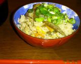 おこげも美味しい♪土鍋で作る鶏ごぼうご飯作り方6写真