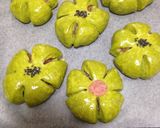 春♬抹茶の桜あんぱん作り方6写真