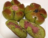 春♬抹茶の桜あんぱん作り方7写真