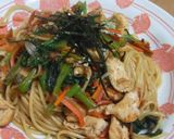 ササミ柔らか♪野菜たっぷり和風パスタ♪作り方7写真