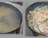 めんつゆで作る和風パスタ作り方3写真