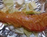 ☆鮭と春野菜の味噌ホイル焼き☆作り方6写真