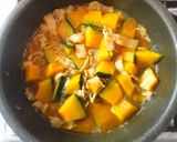 豚ばら・かぼちゃ・豆板醤作り方6写真