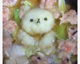 大根おろしアート★キャラ鍋★コリラックマ作り方6写真