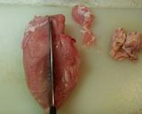 簡単子供が喜ぶダイエットに鳥胸肉の治部煮作り方1写真