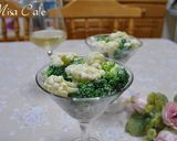 カリフラワーブロッコリーのカクテルサラダ作り方4写真