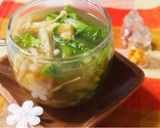 菜の花のカレー風味スープ作り方4写真
