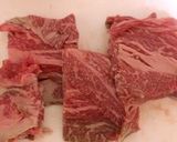 牛肉とレンコンの甘辛煮作り方1写真