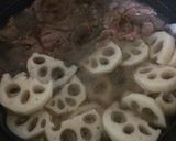 牛肉とレンコンの甘辛煮作り方6写真