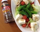 スナップえんどうと豆腐のWahooサラダ作り方2写真