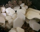 里芋とひき肉の豆板醤煮作り方5写真