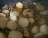 里芋とひき肉の豆板醤煮作り方8写真