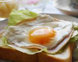 朝食に☆ハムエッグトースト作り方3写真