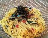 【さっぱり梅パスタ】混ぜるだけお店の味♪作り方3写真