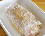 ラップですぐ漬かる　豚ロース肉の味噌漬け作り方4写真