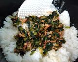 小松菜とベーコンの混ぜご飯作り方4写真