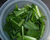 小松菜のかんたん炒め物作り方1写真