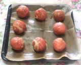 お弁当に♡コロコロ肉巻きおにぎり作り方4写真