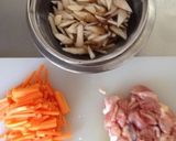 鶏ごぼうの炊き込みご飯作り方1写真